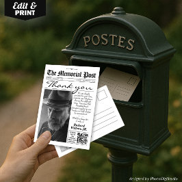 Foto: Cartões de agradecimentos do Memorial do Jor