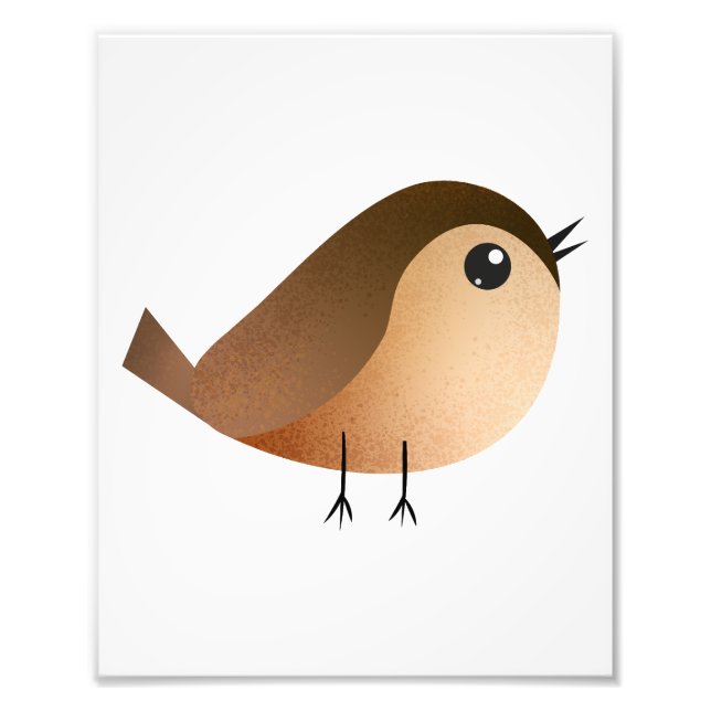 Foto Cartografia de Pássaro Sparrow (Frente)