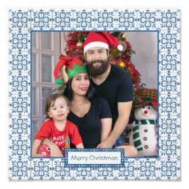 Foto Cartolina de Natal e pétalas de flores