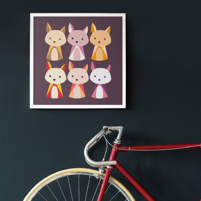 Foto Cartoon Colorida Fox (Criador carregado)