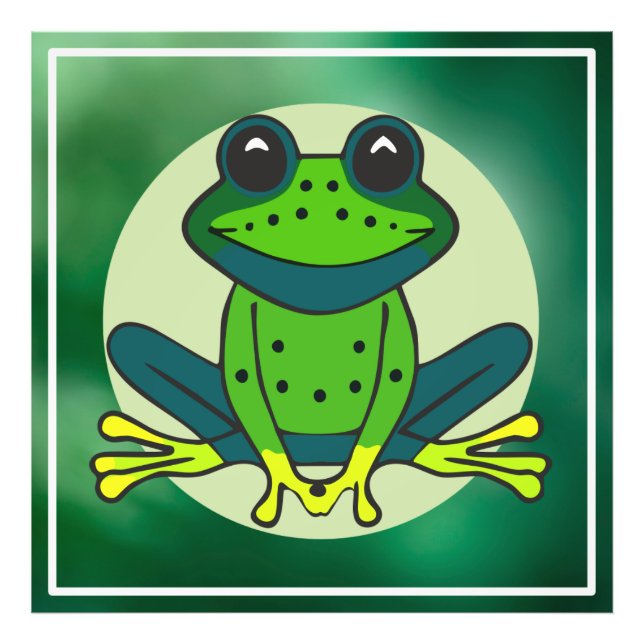 Foto Cartoon de Sapo Verde (Frente)
