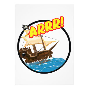 Foto Cartoon engraçado Navio pirata