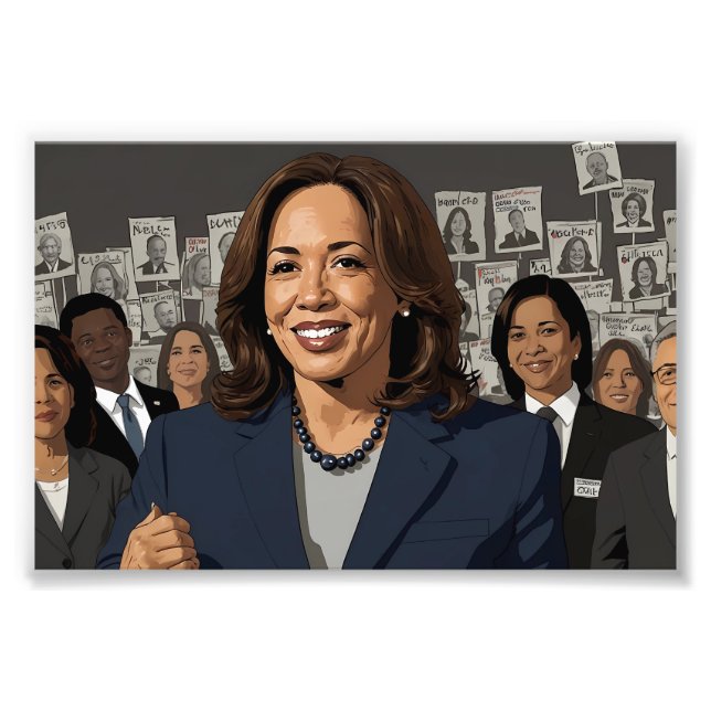Foto Cartoon Kamala Harris (Frente)