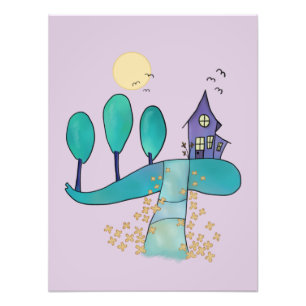 Foto casa lilás