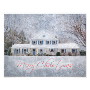 Foto Casa russa do País da Neve Primitiva de inverno