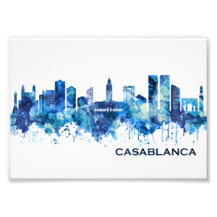 Foto Casablanca Marrocos Skyline Blue