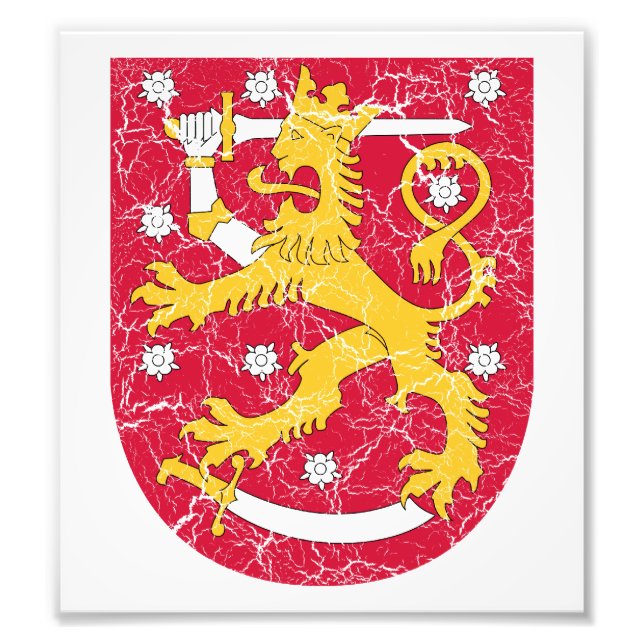 Foto Casaco De Armas Da Finlândia (Frente)