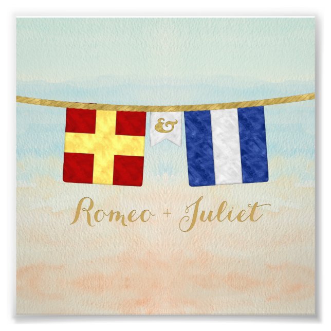 Foto Casais Monograma Sinalizadores de Sinal Marítimo A (Frente)