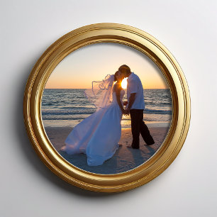 Foto Casamento de Forma do Círculo com 12" Diâmetro