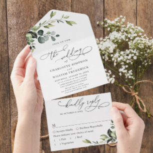 FOTO Casamento Floral de Eucalipto em Aquarela Ele