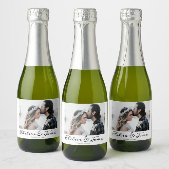 Foto Casamento Mini Caligrafia Elegante (Garrafas)