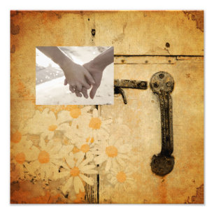 Foto casamento rústico da margarida do verão do país