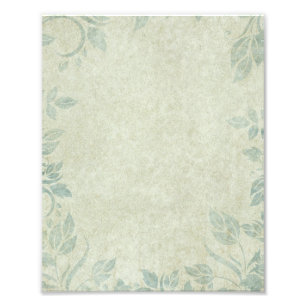 Foto Casamento Vintage Floral Vine Azul