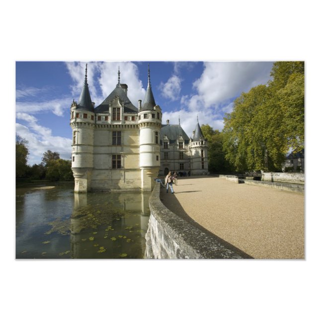 Foto Castelo de Azay-le-Rideau, Indre-et-Loire, (Frente)