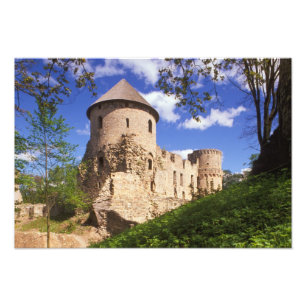 Foto Castelo de Cesis no centro da Letónia.