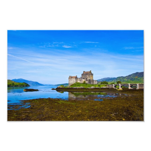 Foto Castelo de Eilean Donan, Scotland Photo impressão (Frente)