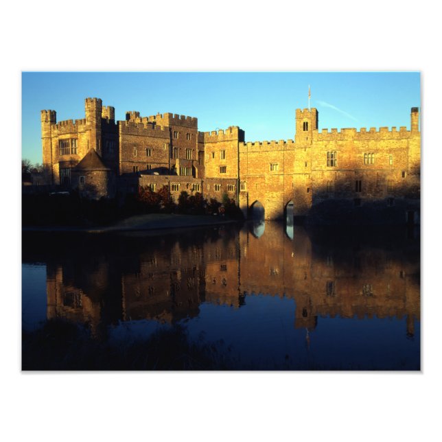 Foto Castelo de Leeds, século 12, fortaleza normanda e (Frente)