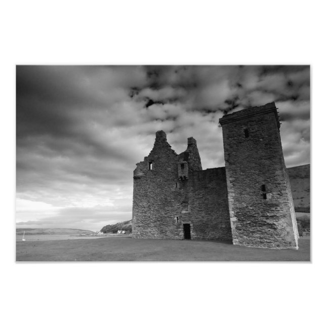 Foto Castelo de Lochranza, Ilha de Arran, impressão de  (Frente)