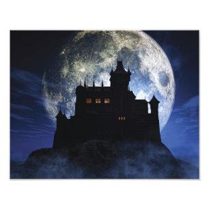 Foto Castelo fantasma durante a noite