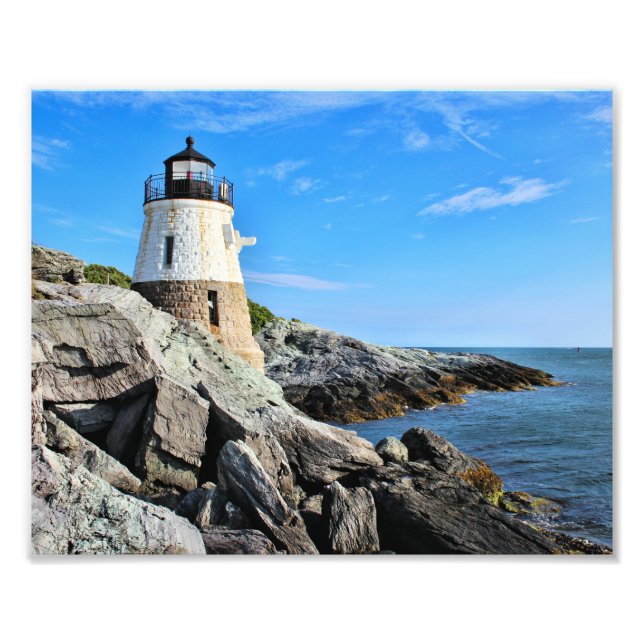 Foto Castelo Hill Lighthouse, Rhode Island (Frente)