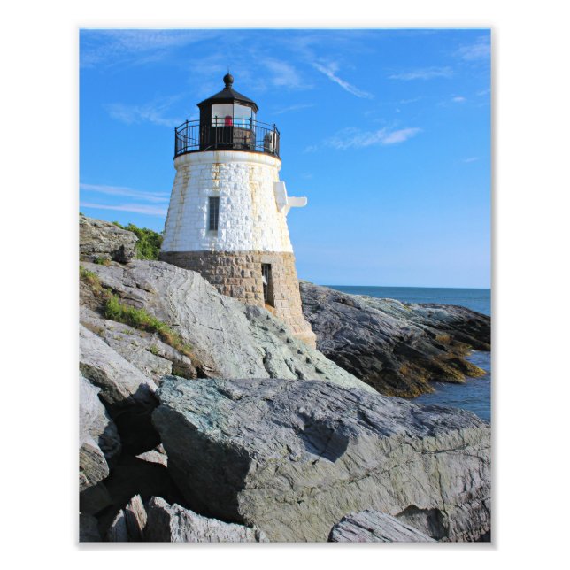 Foto Castelo Hill Lighthouse, Rhode Island (Frente)
