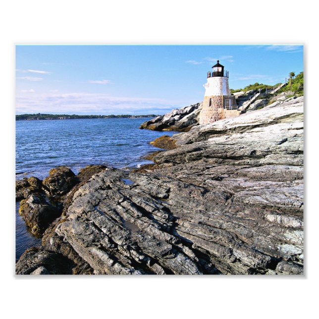 Foto Castelo Hill Lighthouse, Rhode Island (Frente)