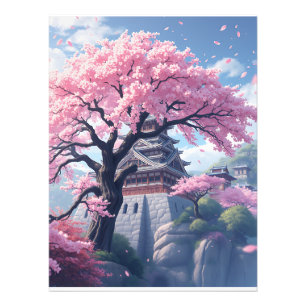 Foto Castelo Japonês na Primavera de Cerejeira – Elegan