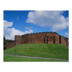 Foto Castelo mostrando a torre meia-lua, Chester,