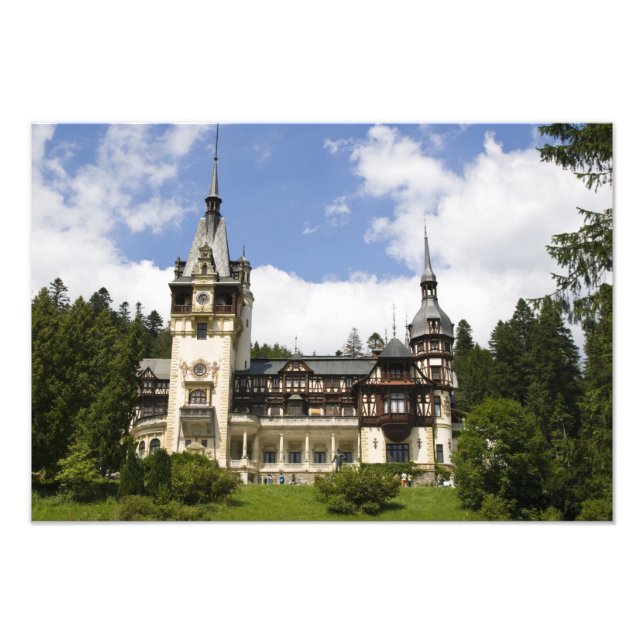 Foto Castelo Peles do século XVIII, Sinaia, Romênia, (Frente)