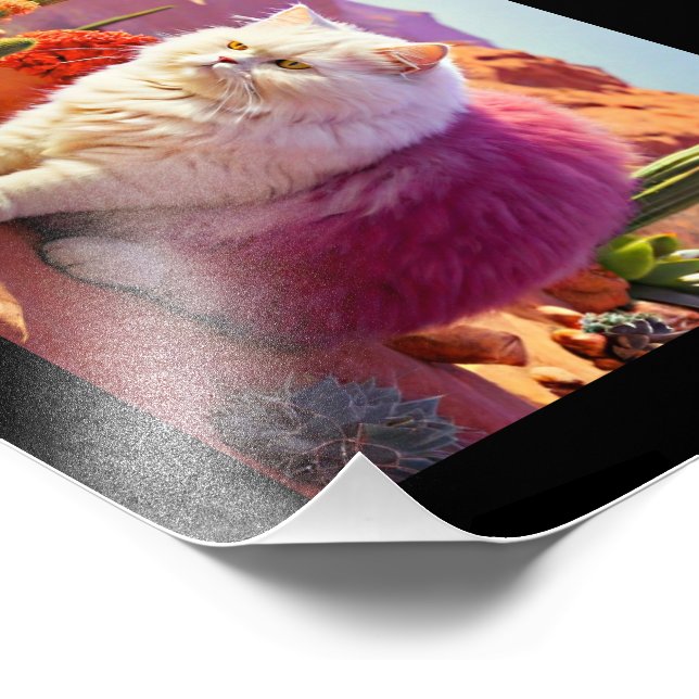 Foto Cat Wall Art Decor (Borda)