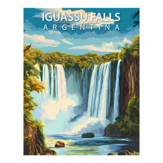 Foto Cataratas do Iguaçu, Argentina – Cartaz de Viagem 