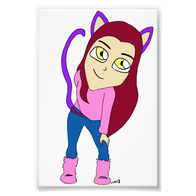 Foto catgirl chibi (Frente)