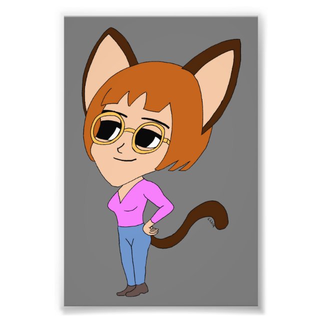 Foto catgirl chibi (Frente)