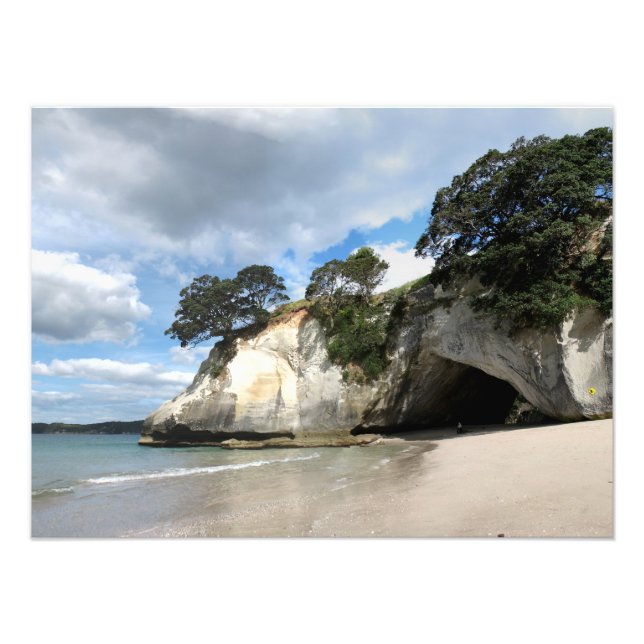 Foto Cathedral Cove, Coromandel, Nova Zelândia (Frente)