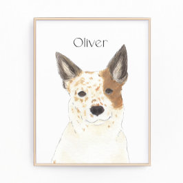Foto Cattledog Personalizado Vermelho e Branco