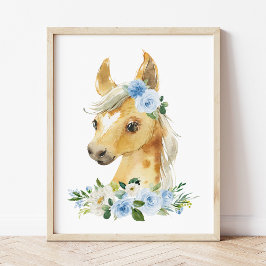 Foto Cavalo, Animais De Fazenda, Flores Azuis, Enfermei