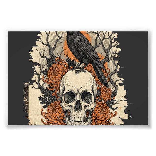 Foto Caveira de Halloween (Frente)