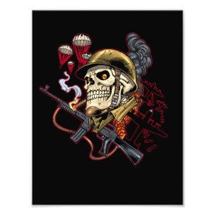 Foto Caveira de Paraquedistas Marítimo ou Navegável com