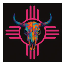 Foto Caveira Rosa Sol do Novo México