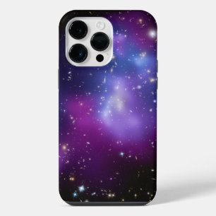Foto Celestial do Aglomerado de Galáxias Roxo