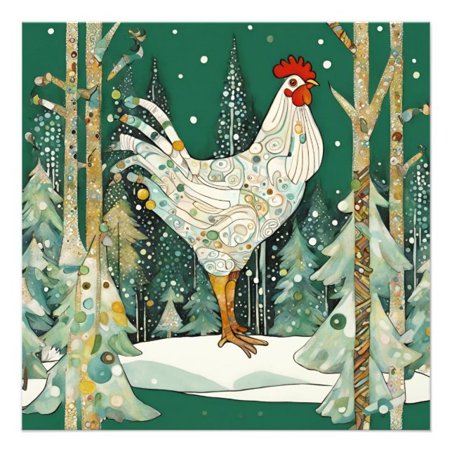 Foto Cena de inverno Whimsical (Frente)