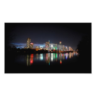 Foto Centro Austin Texas Night Skyline 2