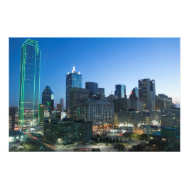 Foto Centro Dallas no início da manhã.