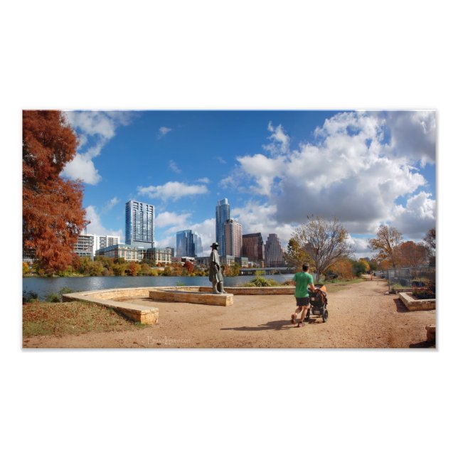 Foto Centro de Austin Texas Skyline - Lago Ladybird (Frente)