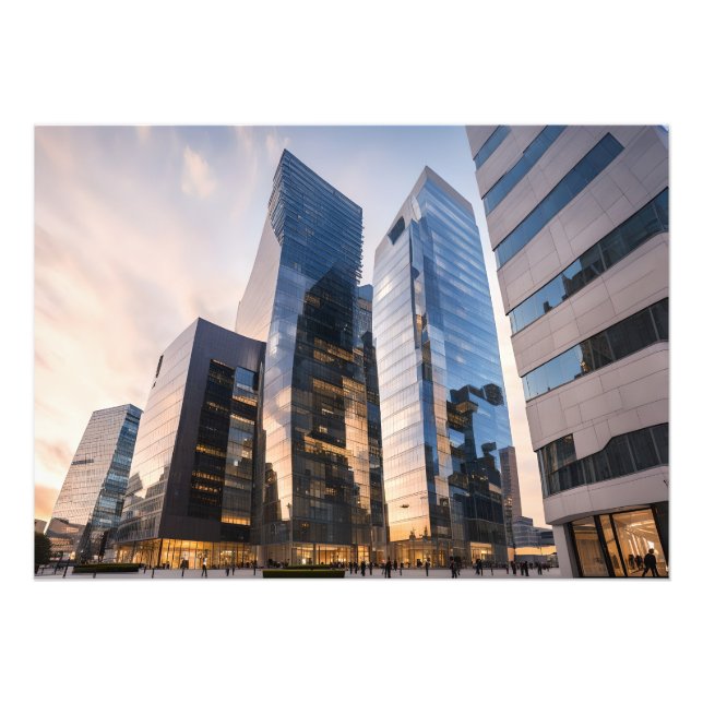 Foto Centro empresarial moderno da cidade (Frente)
