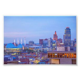 Foto Centro Kansas City, Missouri, em Dusk