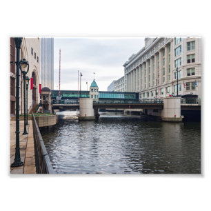 Foto centro milwaukee riverfront e arquitetura
