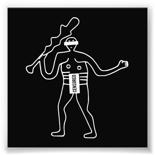 Foto Cerne Abbas Giant censurado (Frente)