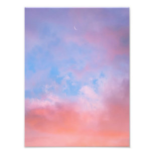 Foto céu estético em nuvem, crista de luz pastel