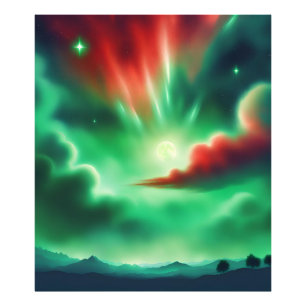 Foto céu verde